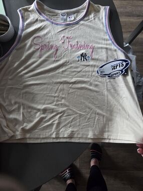 NY Yankees Spring Training Tank & shorts Pajama Set